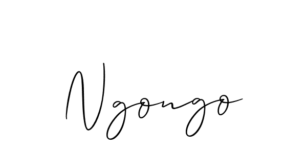 Also we have Ngongo name is the best signature style. Create professional handwritten signature collection using Allison_Script autograph style. Ngongo signature style 2 images and pictures png