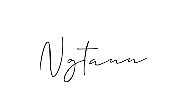 Also we have Ngtann name is the best signature style. Create professional handwritten signature collection using Allison_Script autograph style. Ngtann signature style 2 images and pictures png