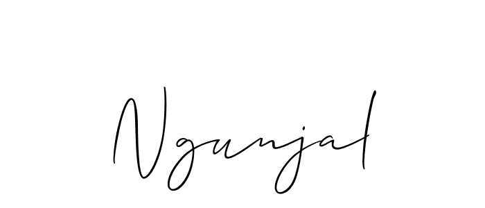 You can use this online signature creator to create a handwritten signature for the name Ngunjal. This is the best online autograph maker. Ngunjal signature style 2 images and pictures png