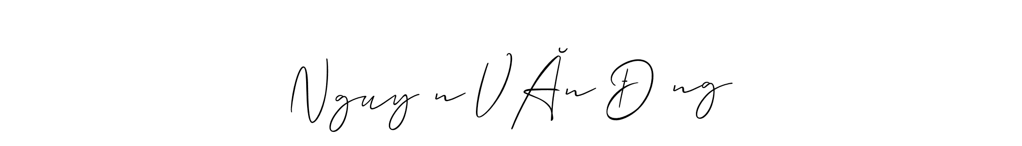 Similarly Allison_Script is the best handwritten signature design. Signature creator online .You can use it as an online autograph creator for name NguyỄn VĂn ĐỒng. NguyỄn VĂn ĐỒng signature style 2 images and pictures png