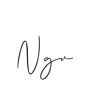 Similarly Allison_Script is the best handwritten signature design. Signature creator online .You can use it as an online autograph creator for name Ngv. Ngv signature style 2 images and pictures png