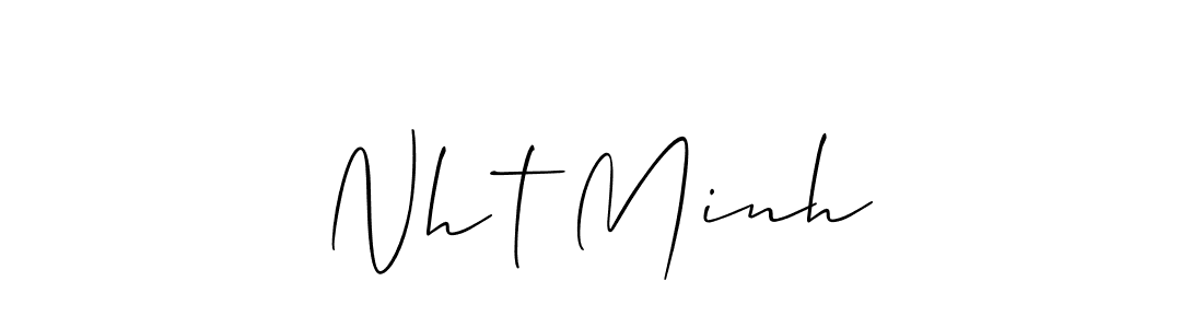 It looks lik you need a new signature style for name Nhật Minh. Design unique handwritten (Allison_Script) signature with our free signature maker in just a few clicks. Nhật Minh signature style 2 images and pictures png