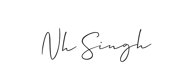 You can use this online signature creator to create a handwritten signature for the name Nh Singh. This is the best online autograph maker. Nh Singh signature style 2 images and pictures png
