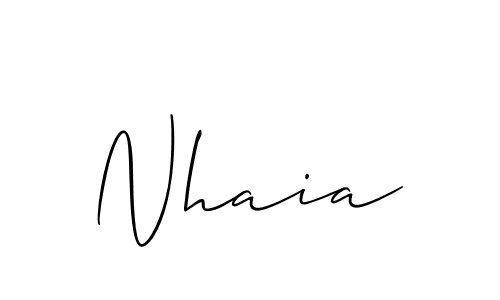 You can use this online signature creator to create a handwritten signature for the name Nhaia. This is the best online autograph maker. Nhaia signature style 2 images and pictures png