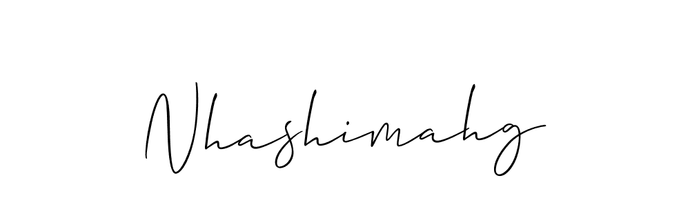 It looks lik you need a new signature style for name Nhashimahg. Design unique handwritten (Allison_Script) signature with our free signature maker in just a few clicks. Nhashimahg signature style 2 images and pictures png
