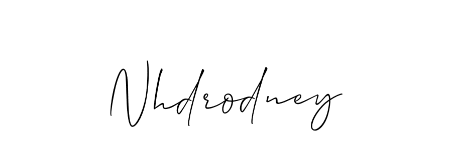 Also You can easily find your signature by using the search form. We will create Nhdrodney name handwritten signature images for you free of cost using Allison_Script sign style. Nhdrodney signature style 2 images and pictures png