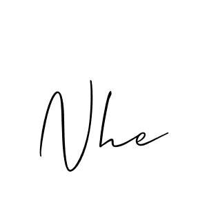 Also we have Nhe name is the best signature style. Create professional handwritten signature collection using Allison_Script autograph style. Nhe signature style 2 images and pictures png