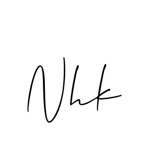 How to make Nhk name signature. Use Allison_Script style for creating short signs online. This is the latest handwritten sign. Nhk signature style 2 images and pictures png