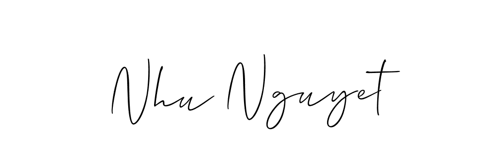 See photos of Nhu Nguyet official signature by Spectra . Check more albums & portfolios. Read reviews & check more about Allison_Script font. Nhu Nguyet signature style 2 images and pictures png