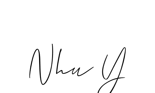 Check out images of Autograph of Nhu Y name. Actor Nhu Y Signature Style. Allison_Script is a professional sign style online. Nhu Y signature style 2 images and pictures png