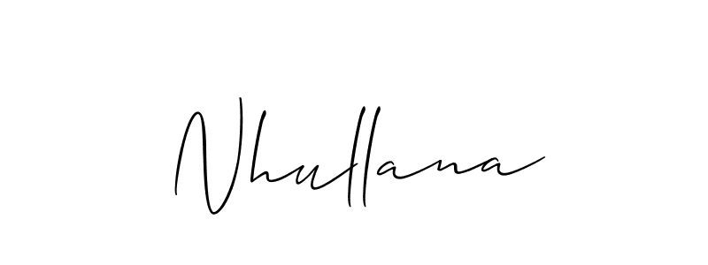 Check out images of Autograph of Nhullana name. Actor Nhullana Signature Style. Allison_Script is a professional sign style online. Nhullana signature style 2 images and pictures png