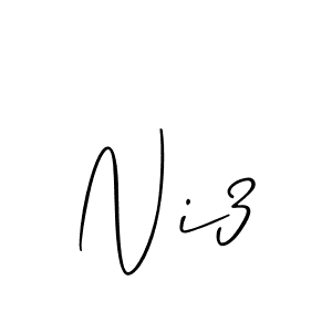 Also we have Ni3 name is the best signature style. Create professional handwritten signature collection using Allison_Script autograph style. Ni3 signature style 2 images and pictures png