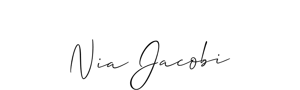 See photos of Nia Jacobi official signature by Spectra . Check more albums & portfolios. Read reviews & check more about Allison_Script font. Nia Jacobi signature style 2 images and pictures png