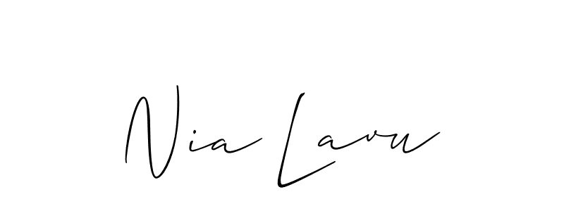 See photos of Nia Lavu official signature by Spectra . Check more albums & portfolios. Read reviews & check more about Allison_Script font. Nia Lavu signature style 2 images and pictures png