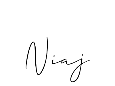 Also we have Niaj name is the best signature style. Create professional handwritten signature collection using Allison_Script autograph style. Niaj signature style 2 images and pictures png