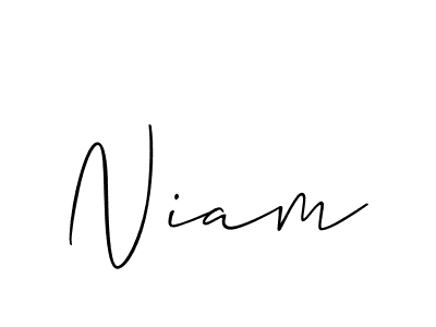 Make a beautiful signature design for name Niam. Use this online signature maker to create a handwritten signature for free. Niam signature style 2 images and pictures png