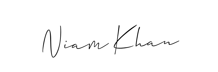 You can use this online signature creator to create a handwritten signature for the name Niam Khan. This is the best online autograph maker. Niam Khan signature style 2 images and pictures png