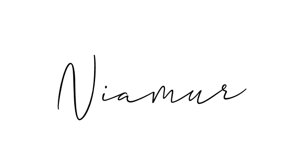 You should practise on your own different ways (Allison_Script) to write your name (Niamur) in signature. don't let someone else do it for you. Niamur signature style 2 images and pictures png