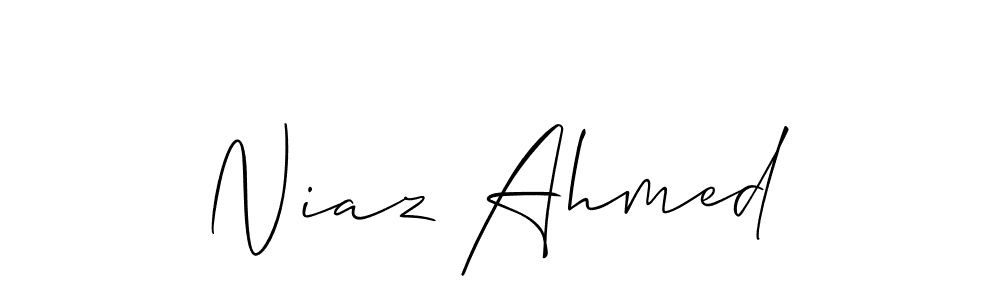 Also You can easily find your signature by using the search form. We will create Niaz Ahmed name handwritten signature images for you free of cost using Allison_Script sign style. Niaz Ahmed signature style 2 images and pictures png