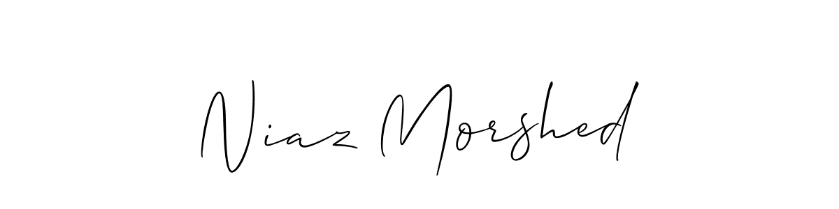 Check out images of Autograph of Niaz Morshed name. Actor Niaz Morshed Signature Style. Allison_Script is a professional sign style online. Niaz Morshed signature style 2 images and pictures png