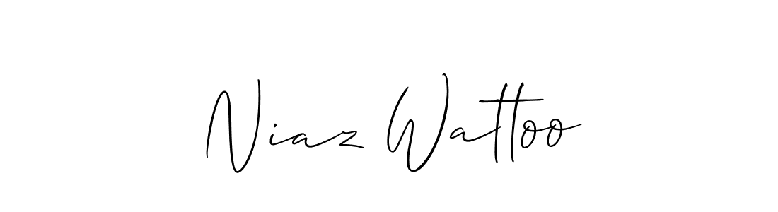 Make a beautiful signature design for name Niaz Wattoo. Use this online signature maker to create a handwritten signature for free. Niaz Wattoo signature style 2 images and pictures png