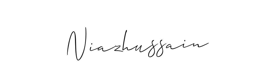 Similarly Allison_Script is the best handwritten signature design. Signature creator online .You can use it as an online autograph creator for name Niazhussain. Niazhussain signature style 2 images and pictures png