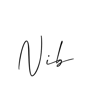 Nib stylish signature style. Best Handwritten Sign (Allison_Script) for my name. Handwritten Signature Collection Ideas for my name Nib. Nib signature style 2 images and pictures png