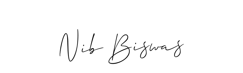 Here are the top 10 professional signature styles for the name Nib Biswas. These are the best autograph styles you can use for your name. Nib Biswas signature style 2 images and pictures png