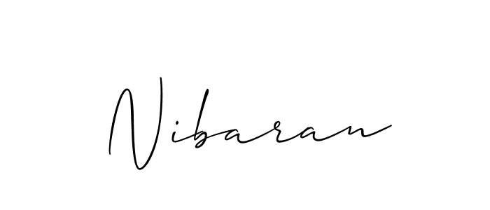 Nibaran stylish signature style. Best Handwritten Sign (Allison_Script) for my name. Handwritten Signature Collection Ideas for my name Nibaran. Nibaran signature style 2 images and pictures png