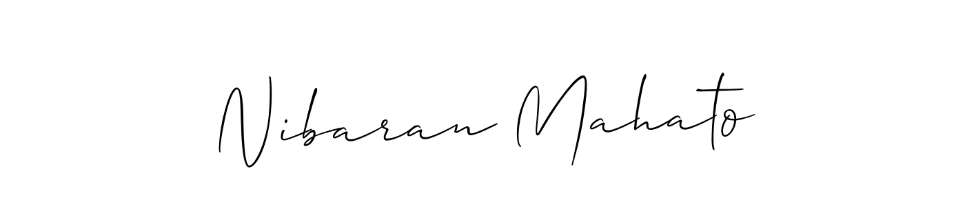 if you are searching for the best signature style for your name Nibaran Mahato. so please give up your signature search. here we have designed multiple signature styles  using Allison_Script. Nibaran Mahato signature style 2 images and pictures png