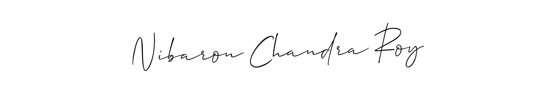 Make a beautiful signature design for name Nibaron Chandra Roy. Use this online signature maker to create a handwritten signature for free. Nibaron Chandra Roy signature style 2 images and pictures png