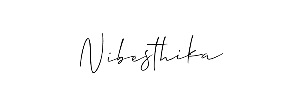 It looks lik you need a new signature style for name Nibesthika. Design unique handwritten (Allison_Script) signature with our free signature maker in just a few clicks. Nibesthika signature style 2 images and pictures png