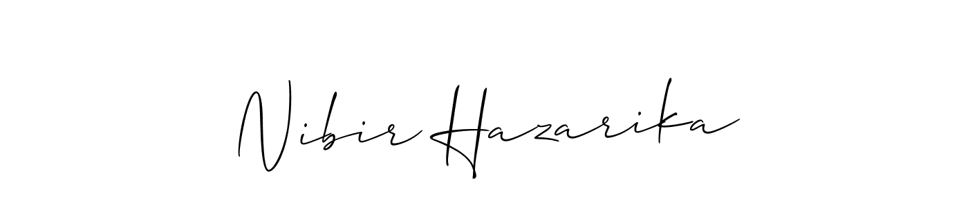 You can use this online signature creator to create a handwritten signature for the name Nibir Hazarika. This is the best online autograph maker. Nibir Hazarika signature style 2 images and pictures png