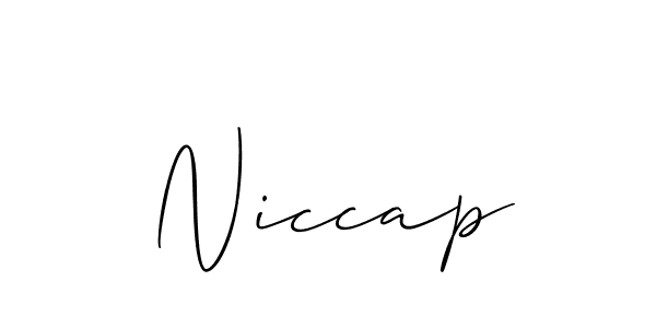 Make a short Niccap signature style. Manage your documents anywhere anytime using Allison_Script. Create and add eSignatures, submit forms, share and send files easily. Niccap signature style 2 images and pictures png