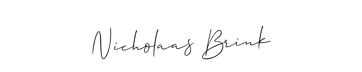 if you are searching for the best signature style for your name Nicholaas Brink. so please give up your signature search. here we have designed multiple signature styles  using Allison_Script. Nicholaas Brink signature style 2 images and pictures png