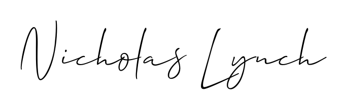 How to Draw Nicholas Lynch signature style? Allison_Script is a latest design signature styles for name Nicholas Lynch. Nicholas Lynch signature style 2 images and pictures png