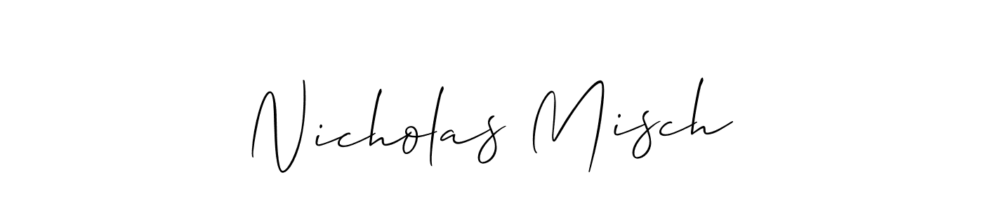 See photos of Nicholas Misch official signature by Spectra . Check more albums & portfolios. Read reviews & check more about Allison_Script font. Nicholas Misch signature style 2 images and pictures png
