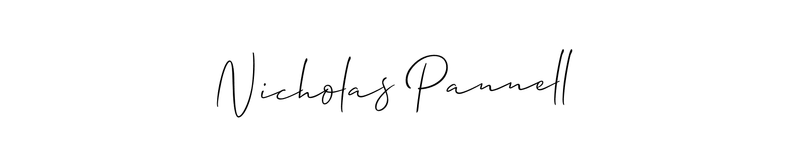 Similarly Allison_Script is the best handwritten signature design. Signature creator online .You can use it as an online autograph creator for name Nicholas Pannell. Nicholas Pannell signature style 2 images and pictures png