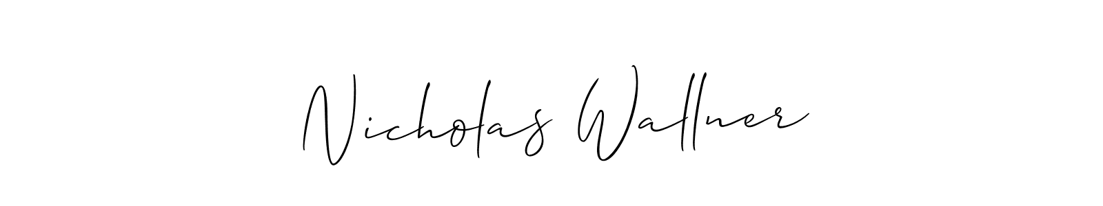 Here are the top 10 professional signature styles for the name Nicholas Wallner. These are the best autograph styles you can use for your name. Nicholas Wallner signature style 2 images and pictures png