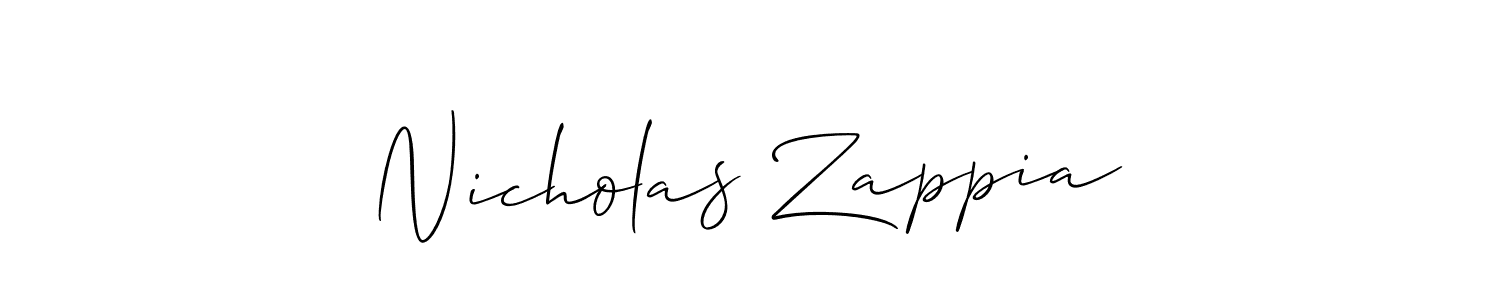 Check out images of Autograph of Nicholas Zappia name. Actor Nicholas Zappia Signature Style. Allison_Script is a professional sign style online. Nicholas Zappia signature style 2 images and pictures png