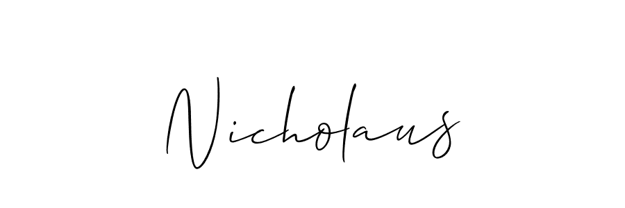 Check out images of Autograph of Nicholaus name. Actor Nicholaus Signature Style. Allison_Script is a professional sign style online. Nicholaus signature style 2 images and pictures png