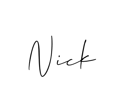 Similarly Allison_Script is the best handwritten signature design. Signature creator online .You can use it as an online autograph creator for name Nick. Nick signature style 2 images and pictures png