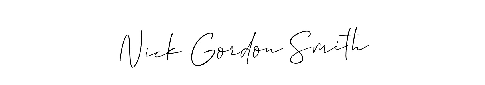 Here are the top 10 professional signature styles for the name Nick Gordon Smith. These are the best autograph styles you can use for your name. Nick Gordon Smith signature style 2 images and pictures png