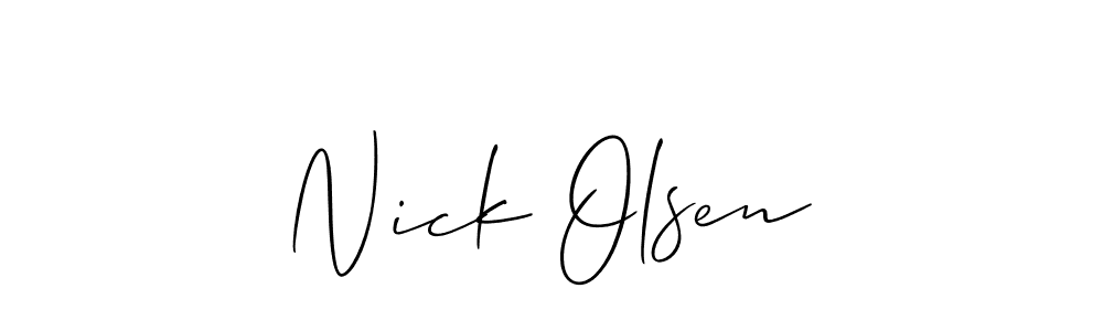 Here are the top 10 professional signature styles for the name Nick Olsen. These are the best autograph styles you can use for your name. Nick Olsen signature style 2 images and pictures png