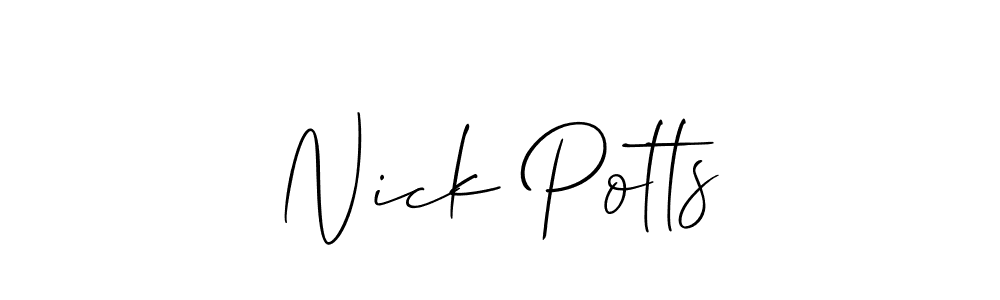 See photos of Nick Potts official signature by Spectra . Check more albums & portfolios. Read reviews & check more about Allison_Script font. Nick Potts signature style 2 images and pictures png