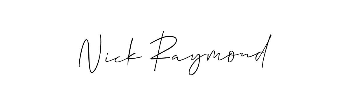 if you are searching for the best signature style for your name Nick Raymond. so please give up your signature search. here we have designed multiple signature styles  using Allison_Script. Nick Raymond signature style 2 images and pictures png