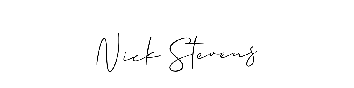 Also we have Nick Stevens name is the best signature style. Create professional handwritten signature collection using Allison_Script autograph style. Nick Stevens signature style 2 images and pictures png