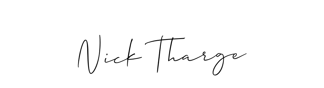 Check out images of Autograph of Nick Tharge name. Actor Nick Tharge Signature Style. Allison_Script is a professional sign style online. Nick Tharge signature style 2 images and pictures png