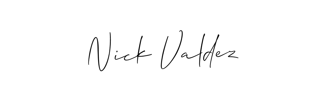 Make a beautiful signature design for name Nick Valdez. Use this online signature maker to create a handwritten signature for free. Nick Valdez signature style 2 images and pictures png