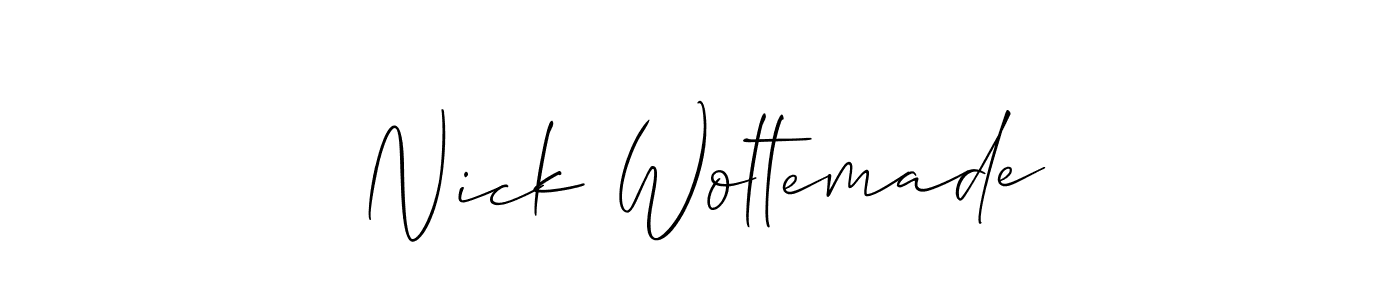 It looks lik you need a new signature style for name Nick Woltemade. Design unique handwritten (Allison_Script) signature with our free signature maker in just a few clicks. Nick Woltemade signature style 2 images and pictures png